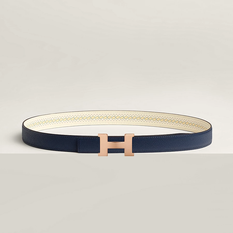 Mini Constance belt buckle & Bandana leather strap 24 mm - Image 2